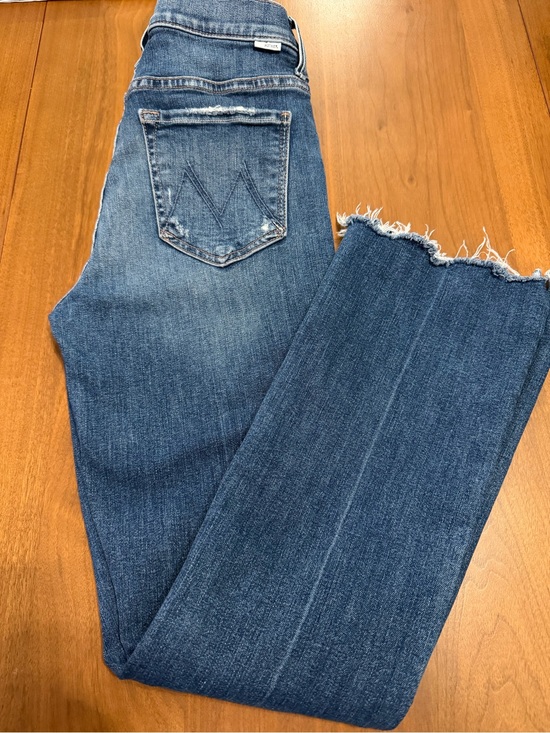MOTHER Denim - MOTHER the insider crop step chew in dancing on coals